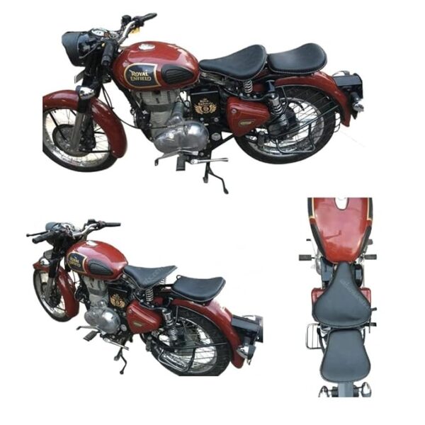Kabir Singh/Arjun Reddy Classic 350 / Classic 500 Old Models Style Spring Seats (Black) - Image 3